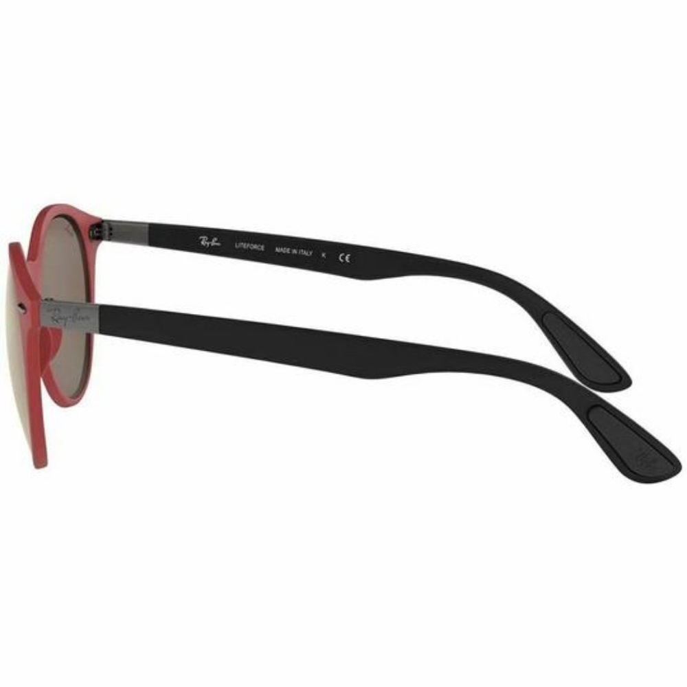 Ray-Ban Round Sunglasses Brown Mirrored Gold Lens - Picture 3 of 5